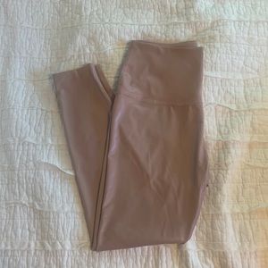 Beyond Yoga Metallic Pink Leggings